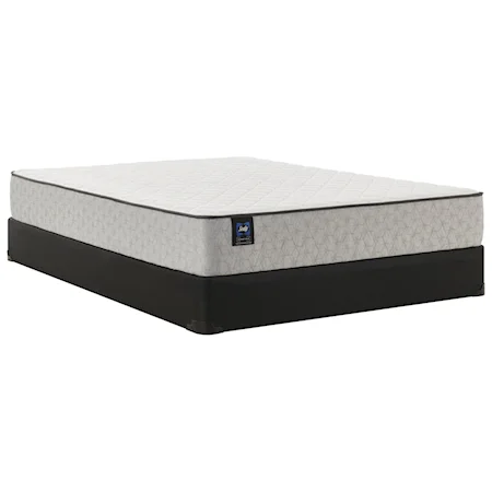 Twin 10 1/2" Plush Innerspring Mattress and Standard Base 9" Height